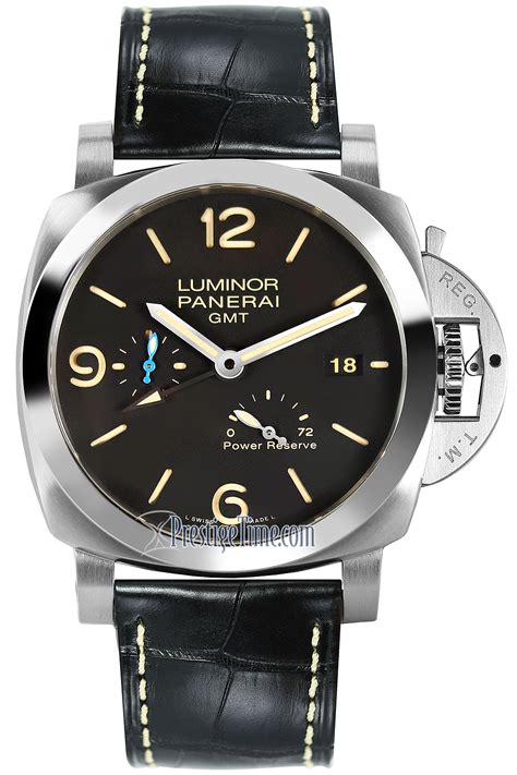 panerai gmt luminor automatic|panerai luminor automatic adjust time.